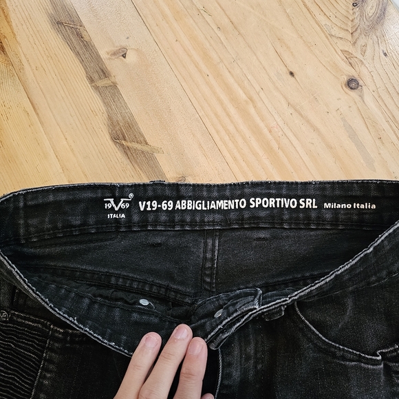 Versace 19-69 Moto Skinny Jeans - Picture 6 of 10